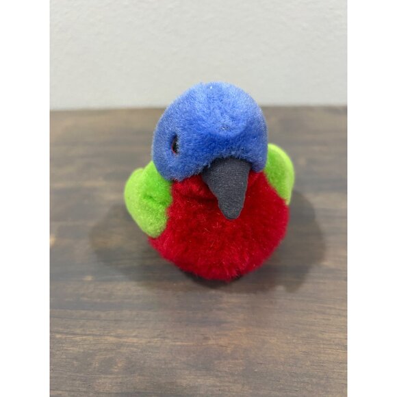 Audubon Wild Republic Painted Bunting Song Bird  Plush Stuffed Toy With Sounds - Picture 2 of 8